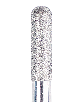 Бор алмазный Цилиндр закругленный синий 2,3 мм
